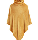 Moodit fleece poncho Calido golden yellow