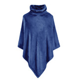 Moodit fleece poncho Calido navy blue