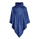 fleece poncho Calido navy blue
