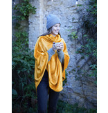 Moodit fleece poncho Calido golden yellow