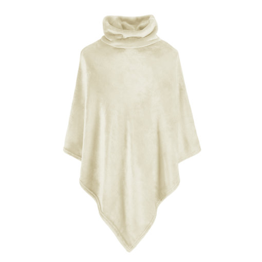 Moodit fleece poncho Calido sand