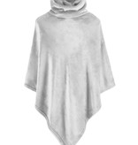 Moodit fleece poncho Calido silver