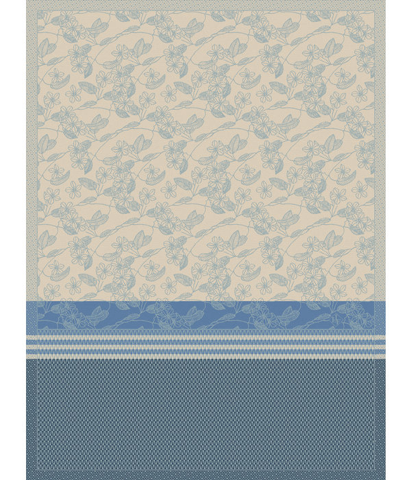 Le Jacquard Français Droogdoek Essentiel Gravure blue