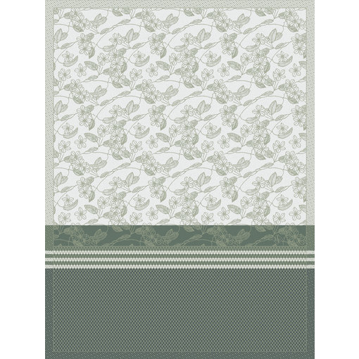 Le Jacquard Français Droogdoek Essentiel Gravure green