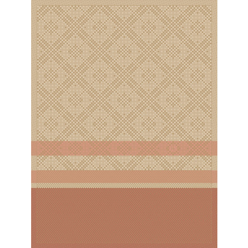 Le Jacquard Français theedoek Essentiel Graphique beige