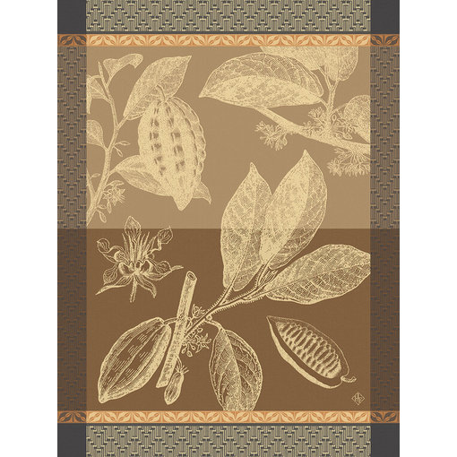 Le Jacquard Français Droogdoek Chocolats Feve brown