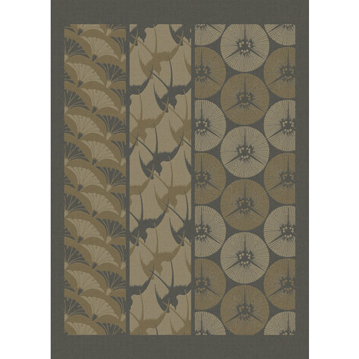 Le Jacquard Français theedoek Yukata beige