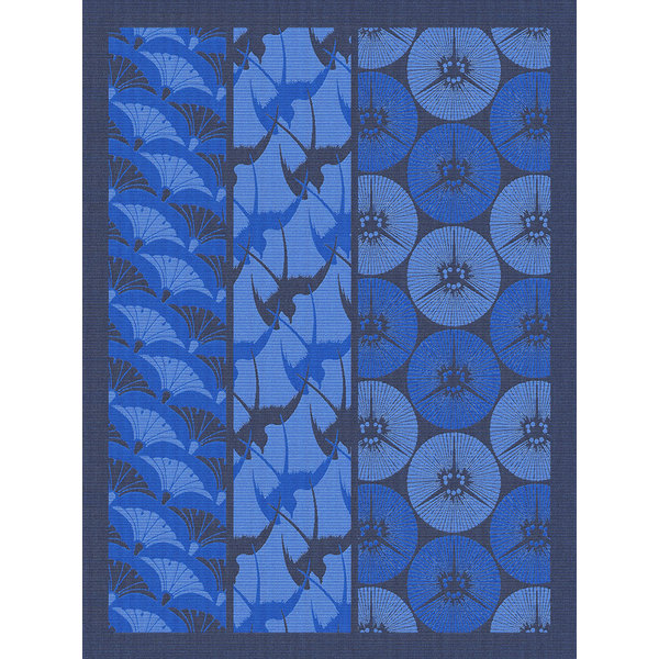 Droogdoek Yukata blue