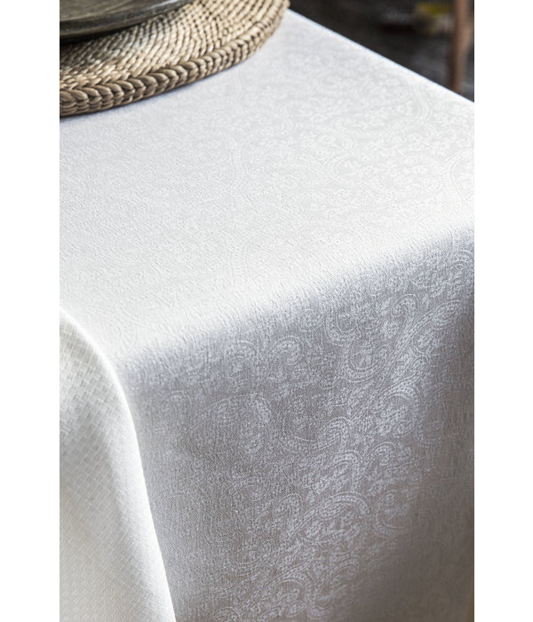 Le Jacquard Français Portofino Fiori white, vanaf