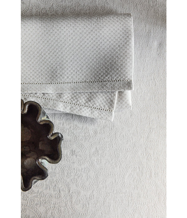 Le Jacquard Français Portofino Fiori white, vanaf