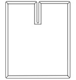 Mirabel Slabbinck topper hoeslaken met 1 split, Citrus 200TC, gekamd katoen 200TC, envelopmodel