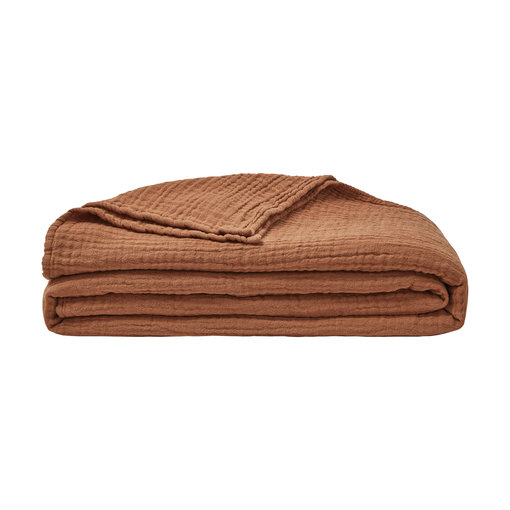 Essix Jazzy hydrofiel plaid roux 240x260 cm