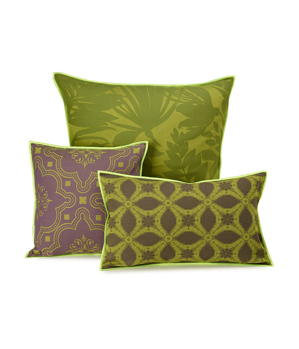 Le Jacquard Français Bahia jungle green outdoor kussenhoezen