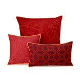 Le Jacquard Français Bahia sunset red outdoor kussenhoezen