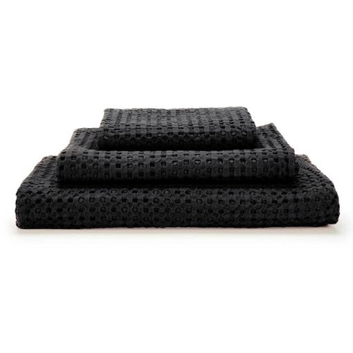 Abyss Habidecor Pousada black wafel badgoed (990), 300 gram per m², vanaf