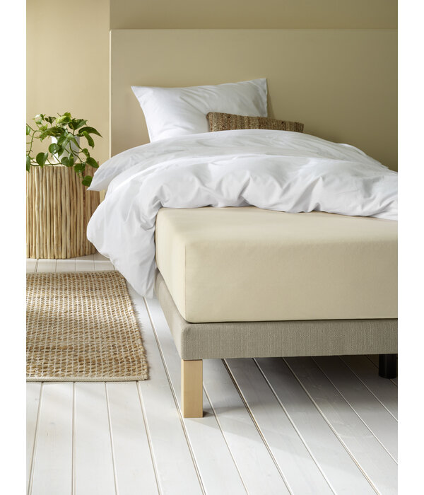 Moodit Hoeslaken Mood!t jersey stretch Alina sand