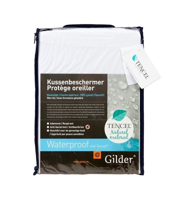 Gilder kussenbeschermer met Tencel, waterdicht en ademend