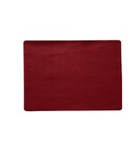 Pichler Jazz rot (R) lederlook rechthoekige placemats per 6