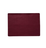 Pichler Jazz burgund (BG) lederlook rechthoekige placemats per 6