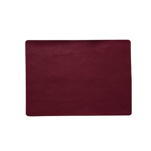 Pichler Jazz burgund (BG) lederlook rechthoekige placemats per 6