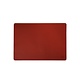 Jazz chilli (CL) lederlook rechthoekige placemats per 6