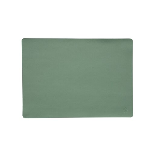 Pichler Jazz jade (JA) lederlook rechthoekige placemats per 6