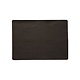 Jazz mokka (MK) lederlook rechthoekige placemats per 6