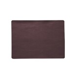 Pichler Jazz aubergine (AU) lederlook rechthoekige placemats per 6