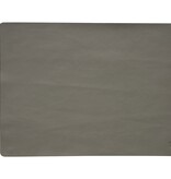 Pichler Jazz taupe (TP) lederlook rechthoekige placemats per 6