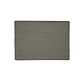 Jazz taupe (TP) lederlook rechthoekige placemats per 6