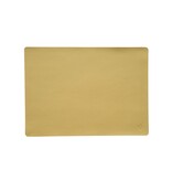 Jazz strohgelb (SG) lederlook rechthoekige placemats per 6