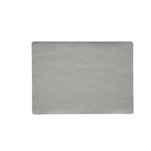 Jazz beton (BT) lederlook rechthoekige placemats per 6