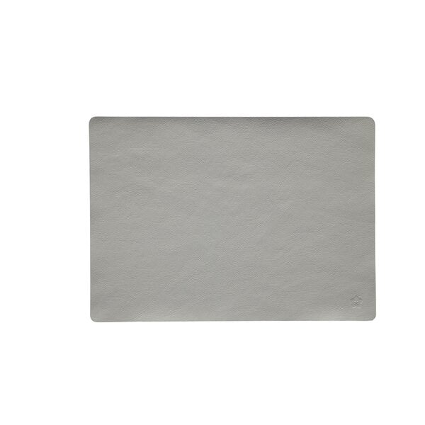Jazz beton (BT) lederlook rechthoekige placemats per 6