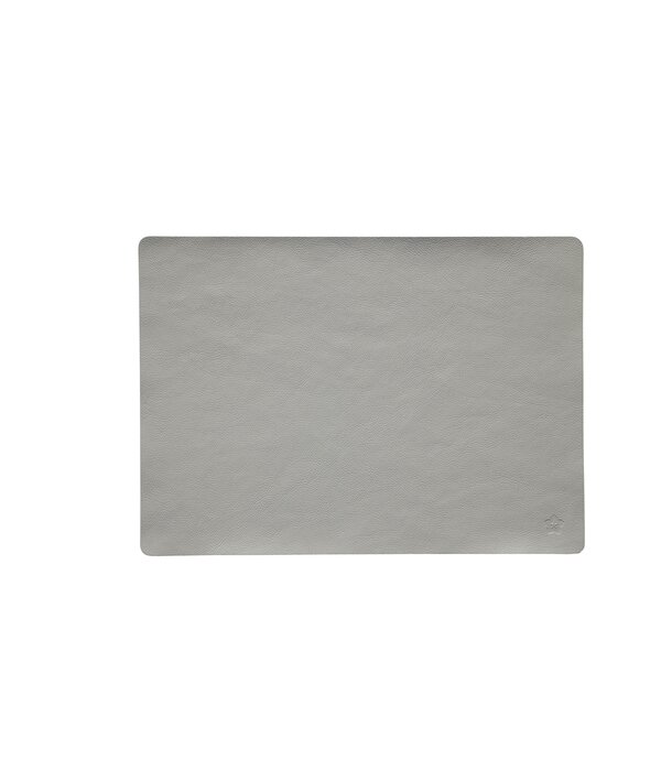 Jazz beton (BT) lederlook rechthoekige placemats per 6