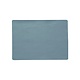 Jazz rauchblau (RB) lederlook rechthoekige placemats per 6