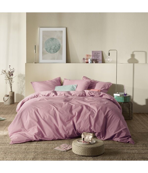 Moodit Dekbedovertrekset Mood!t Basil vieux rose 144TC