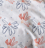 Moodit Dekbedovertrekset Mood!t Odil Dandelion orange blue 144TC