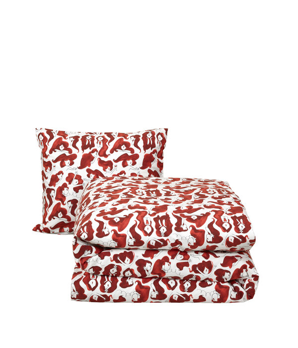Moodit Dekbedovertrekset Mood!t Odil Zoe wine red144TC