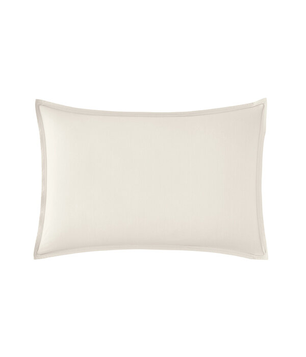Essix  kussensloop uni (effen) meringue (offwhite) 200TC, vanaf