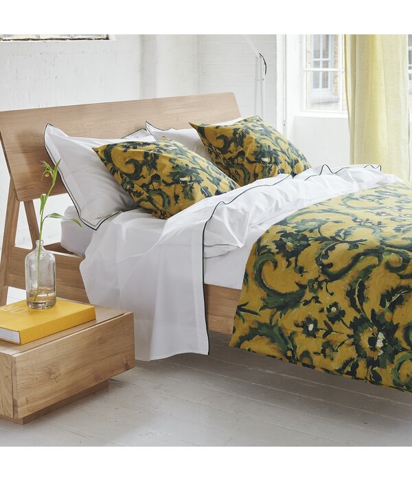 Designers Guild Guerbois ochre quilt / plaid