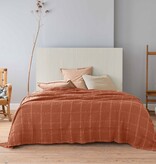 Essix Yogi plaid terre cuite 260x240 cm