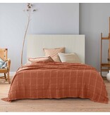 Essix Yogi plaid terre cuite 260x240 cm