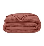 Essix Yogi plaid terre cuite 260x240 cm