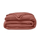 Essix Yogi plaid terre cuite 260x240 cm