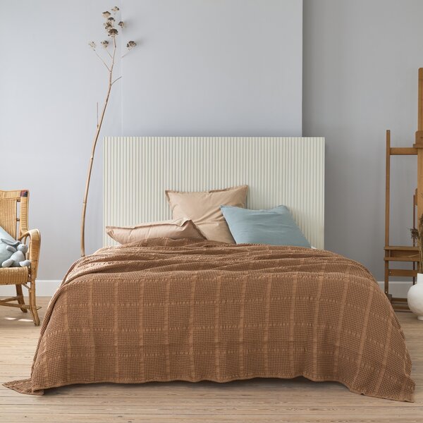 Yogi plaid amande 240x260 cm