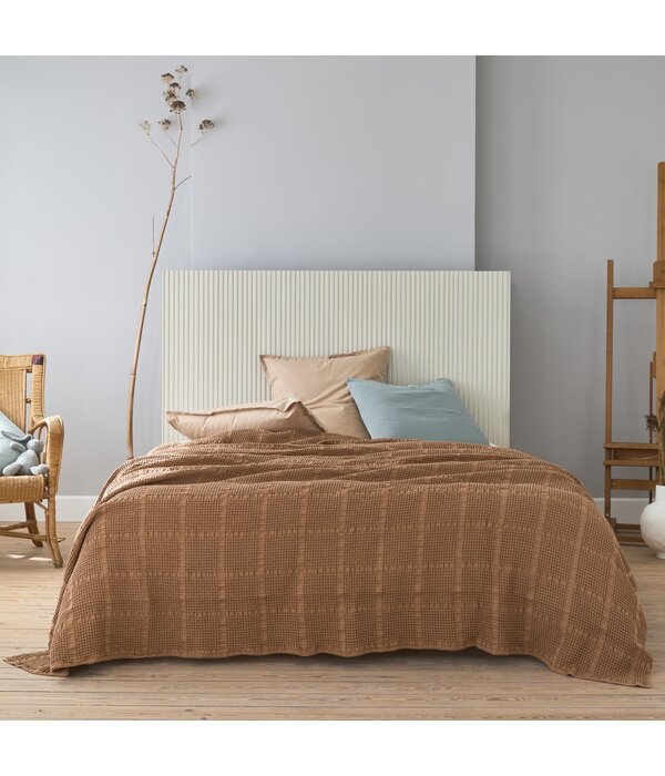 Essix Yogi plaid amande 240x260 cm