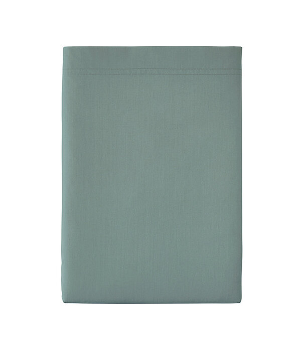 Essix celadon groen laken uni (effen, percale) agave 200TC