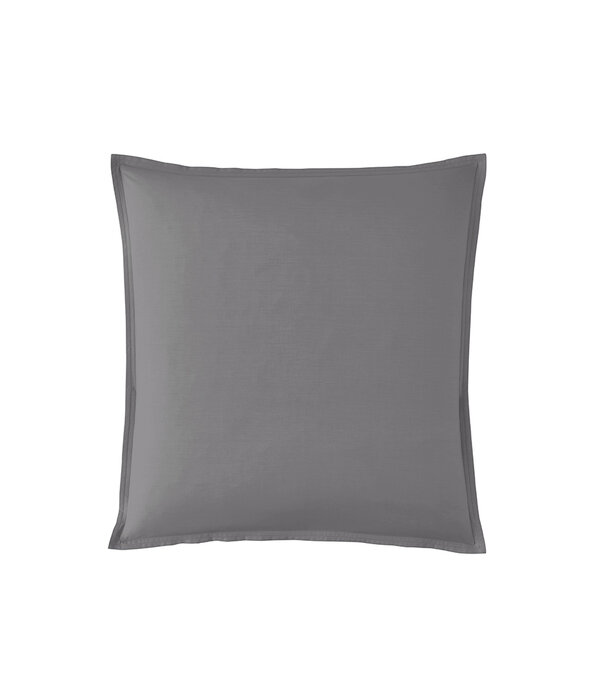 Essix kussensloop uni (effen) basalte 200TC