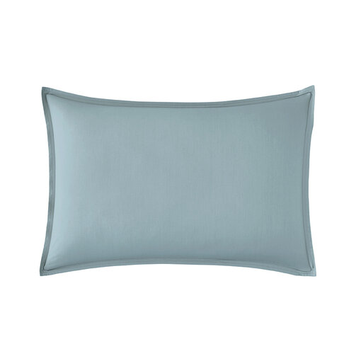 Essix kussensloop uni (effen) bleu glacier 200TC, vanaf