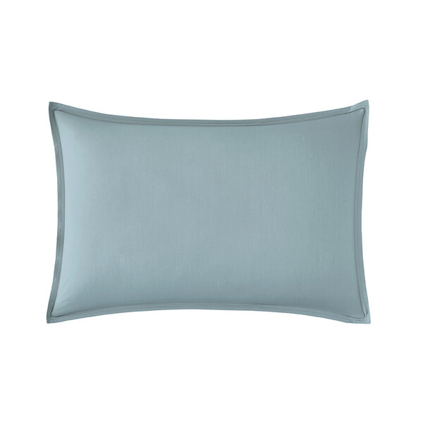 kussensloop uni (effen) bleu glacier 200TC, vanaf
